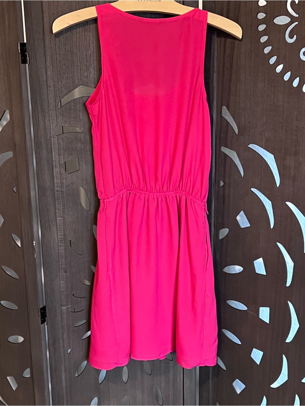 Express Hot Pink Ruffle Mini Dress - Picture 5 of 5